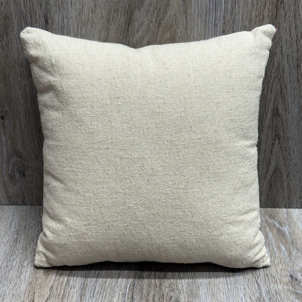 Pier 1 Imports Christmas Throw Pillow Advent Countdown Chalkboard NWOT 11" - Picture 4 of 15